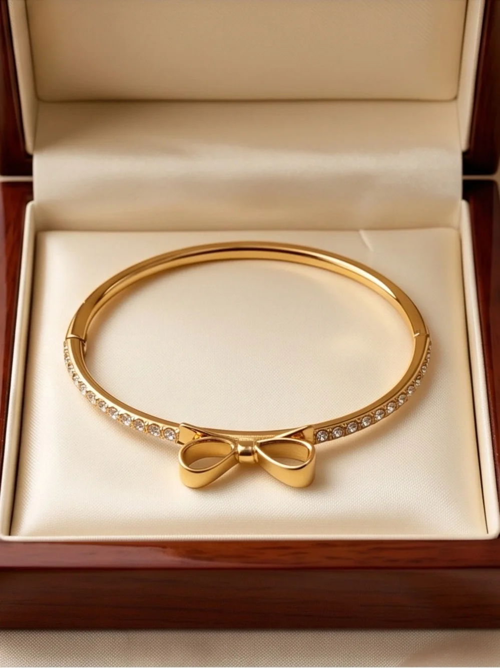 Kate Spade New York Love Notes Bow Hinged Bangle